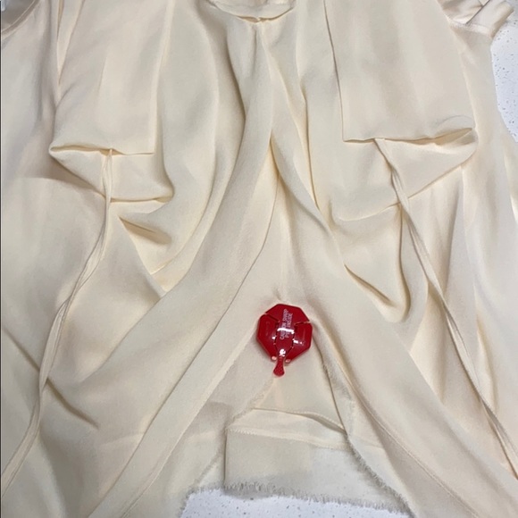 HP🥳 Dolce & Gabbana Crepe de Chine Blouse NWT M/L - Picture 7 of 11
